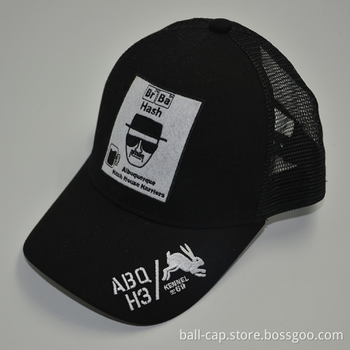 Wholesale alibaba printed patch 5 panel trucker cap